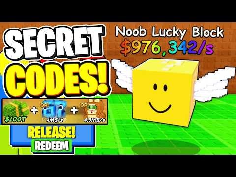 *NEW* ALL WORKING CODES FOR Be a Lucky Block IN 2026! ROBLOX Be a Lucky Block