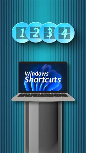 4 Insane Windows Shortcuts You NEED to Know! 💻 #shorts