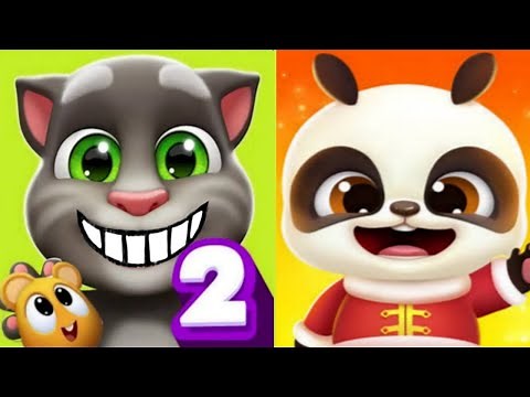 My talking Tom 2 vs my Talking Panda #Gameplay