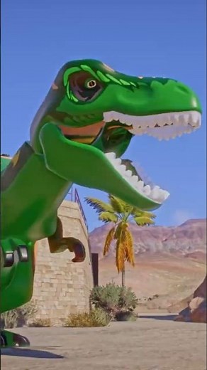 Lego T.Rex (Buck) Vs King Kong | Jurassic World Evolution 2