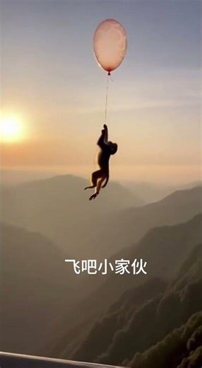 super monkey balloons #funny #cute #balloon #animation