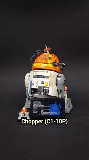Lego Star Wars 75416 (War Criminal) Chopper (C1-10P) from Star Wars Rebels. This inconspicuous droid killed thousands of enemies without hesitation. #lego #starwars #legostarwars #starwarsrebels #rebels #chopper #astromech #astrodroid #droid #warcriminal #fyp #starwarsfyp #foryou #fy #fyf #foryourpage #collection #mycollection #starwarscollection #starwarscollector #legocollection #legocollector #legofan #starwarsfan #legoset