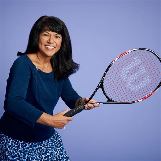 "With Inspire I feel more joyful and I have the energy to play tennis again!" — Penney, Inspire user since 2020 Inspire Upper Airway Stimulator: Moderate to severe OSA. RxOnly. Ages 18 . Failure of, or inability to use, PAP required. For information about risks visit https://bit.ly/3VVu7tP | Inspire Sleep Apnea Innovation