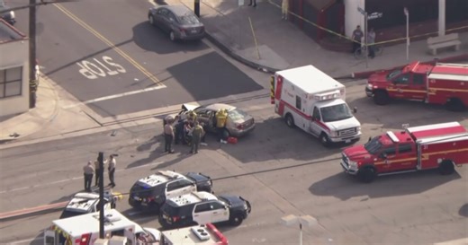 LA County deputy, civilian hospitalized after crash in Bellflower