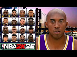 BEST Kobe Bryant Face Creation in NBA 2k25!