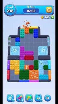 Colour Block Jam level 238 #colourblockjam #gaming #solution #mobilegame
