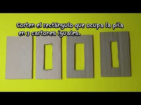 Cómo hacer un Portapilas doble A - Tutorial El Semáforo Escolar