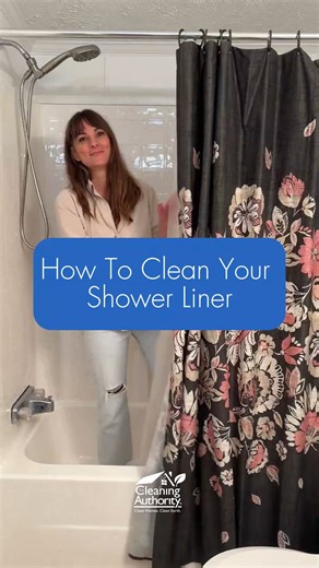 Tip Tuesday: Bye-bye mildew! Keep your shower liner mildew-free with a quick clean. Need other helpful tips and tricks, follow us!✨ #FreshHome #TipTuesday #TheCleaningAuthority #CleanHomeHappyHome #HomeCleaners | The Cleaning Authority - Summit
