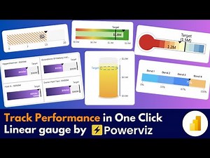 Linear Gauge by Powerviz :Unlock Powerful Visualization Features!