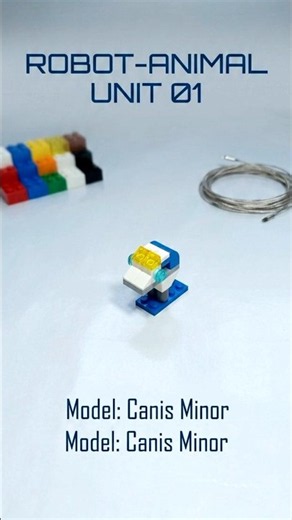 Build a Cute Mini Lego Robot Dog! 🤖🐶 #shorts #lego