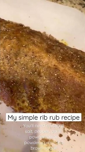 My Simple Brown Sugar Rib Rub Recipe