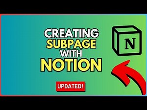 How to Create a Subpage with Notion