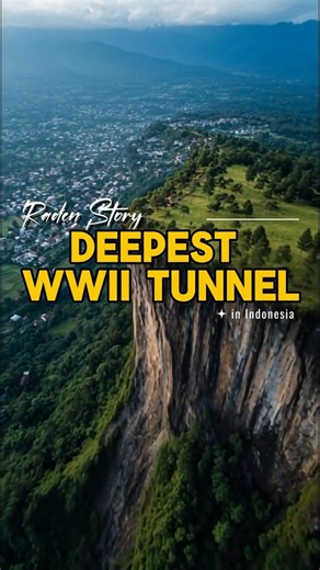 “Indonesia’s Deepest WWII Tunnel — Finally Revealed” #history #facts #historyshorts #shorts #story