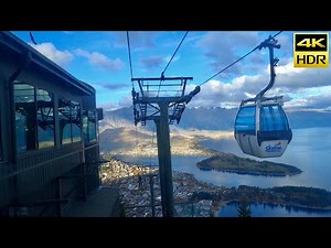 【4K HDR】Queenstown Skyline Tour ( Queenstown Gondola ) New Zealand!