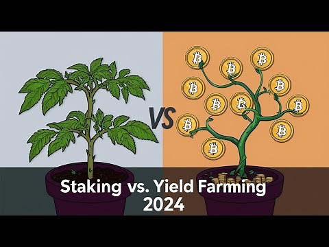 Crypto Staking vs. Yield Farming: Which is Better for 2024? 🔥