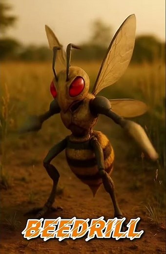 Realistic Pokémon Evolution: Beedrill 🐛🐝