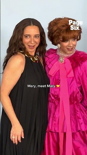 Cole Escola and Maya Rudolph Share an Oh, Mary! Moment at the Tonys 🎭 #shorts