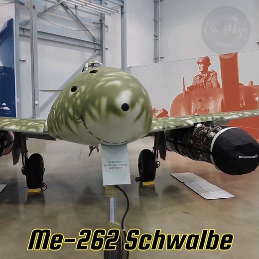 The First Fighter Jet to See Combat, The Me-262 #aviation #military #history