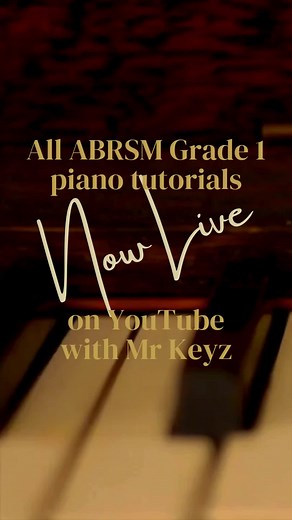 Preparing for your ABRSM piano exam? All of the most popular Grade 1 piano tutorials are live on our YouTube channel. Find the link in our bio. #ABRSMPiano #Piano #PianoTeacher #PianoGrade1 #pianotutorial