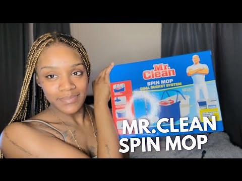 HOW TO USE A MR. CLEAN SPIN MOP | FIRST TIME #cleaning
