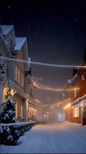 snow night