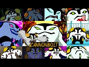 All cannonbolt transformations in all Ben 10 series