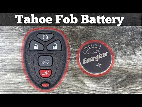 2007 - 2014 Chevy Tahoe Remote Key Fob Battery Change - How To Remove & Replace Fob Batteries