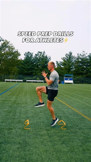 Troy Gallen on Instagram: "Sprint Prep Drills to Enhance Your Speed ⚡️ Here is a series of high intensity speed drills done as part of a warm-up for a speed session 🚀 These drills play a role in improving overall sprint mechanics, developing qualities to help you sprint faster, and bridge the gap to your main speed workout ✅ Repost and add to your next speed workout 1️⃣ A Switches 2️⃣ Fast leg cycle 3️⃣ Hurdle Jumps 4️⃣ Bound to Sprint"