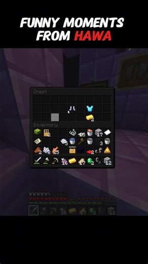 Funny Moments From Hawaa #shorts #youtubeshorts #minecraft #funny