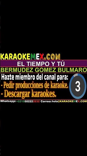 Karaoke Chelo - El Tiempo Y Tu #karaokemex