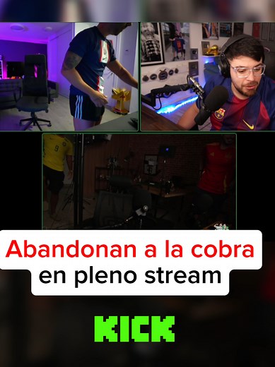 Abandonan a la Cobra Durante el Stream en Vivo