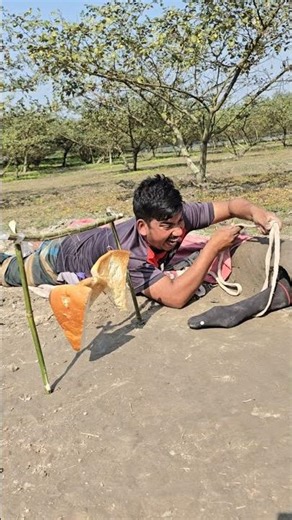 New technique to catch black snakes.