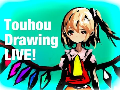Touhou 1-Hour Drawing Live! Charity Stream with Tiltify