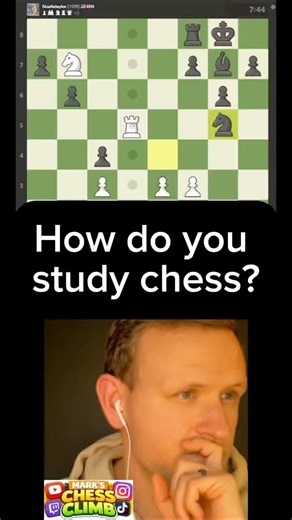 How often should you study chess vs playing games? #chess #chessstrategy #twitch #magnuscarlsen