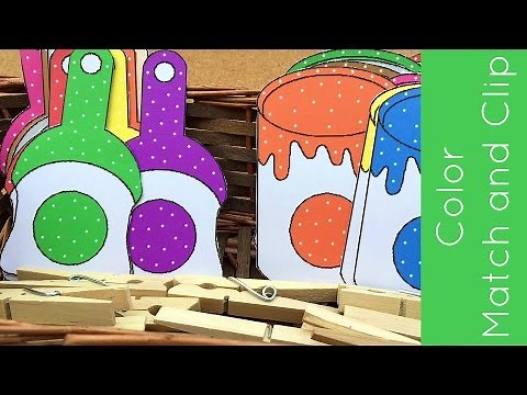 Toddler and Preschool Color Matching Activity