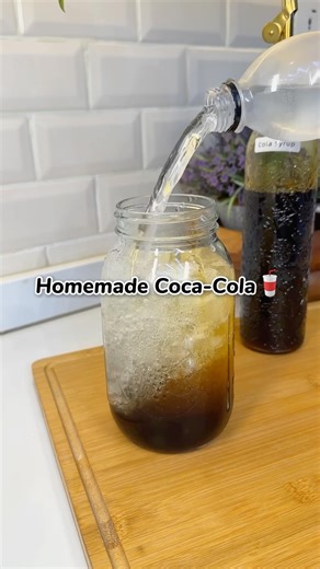 3.4K views · 244 reactions | Homemade Coca Cola.. It’s so easy would you give it a try?.. And also perfect for impressing your guests  - 2 cups water - 1 cup granulated sugar - 1/2 cup corn syrup (optional) - 1/4 teaspoon ground cinnamon - 1/4 teaspoon ground nutmeg - 1/4 teaspoon ground ginger - 1/4 teaspoon vanilla extract - 1/2 teaspoon burnt sugar syrup - Carbonated water Thanks to @meta.ai for sharing this recipe 來 | Feesa cooks everyday | Facebook