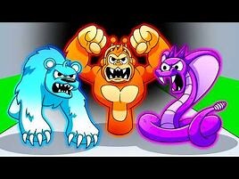 SPRUNKI, But They're BEASTS?! (Cartoon Animation)