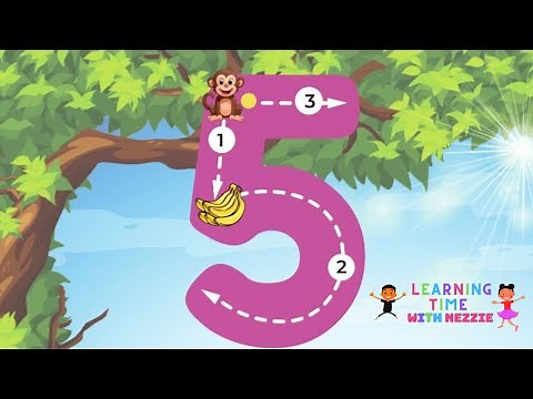How to Write Numbers for Children - Teaching Writing Numbers for Preschool - Numbers for kids