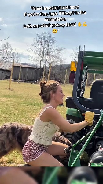 Girl Builds Deer-Proof Garden Fence – Spring at the Farm (How to Set Concrete Posts) #FarmLife #DeerProofFence #DIYGarden #SpringProjects #DIY #diyproject