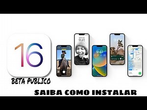 APPLE LIBEROU O IOS 16 BETA PUBLICO! SAIBA COMO INSTALAR. Beta 3 desenvolvedor relançado