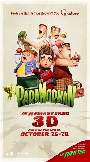 ShowBiz Cinemas | The spookiest stop-motion adventure is back from the grave! ParaNorman returns to theaters in stunningly remastered 3D this... | Instagram