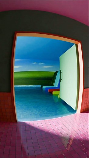 LiminalVibes on Instagram: "Stuck in a dream 💭 • • Created in blender by Me 👁️ • Collab with @liminal.dreamscape 😁 • • Hashtags: #blender #liminalspace #liminal #liminalcore #liminalspaces #short #fyp #backrooms"