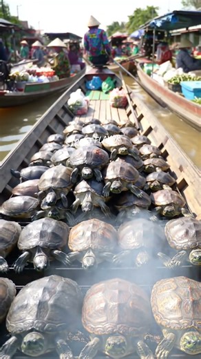 Floating Market Mystery: Why Are There SO MANY Grilled Turtles?!