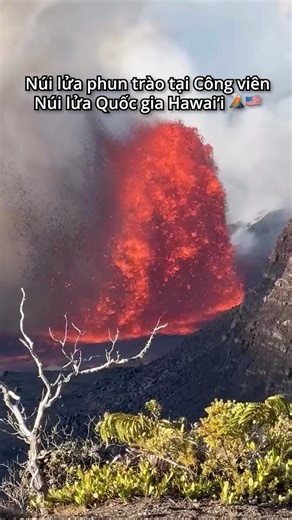 🌋 Ngắm nhìn núi lửa phun trào tại Công viên Quốc gia Núi lửa Hawai‘i! 🇺🇸 Công viên Quốc gia Núi lửa Hawai‘i gìn giữ những cảnh quan địa chất, sinh học và văn hóa đặc sắc bậc nhất thế giới. 🌄 Trải dài từ mực nước biển đến gần 4.200 mét, công viên là nơi tọa lạc của hai trong số những ngọn núi lửa hoạt động mạnh nhất hành tinh – Kīlauea và Mauna Loa. ---- 🌋 Watch volcanoes erupting at Hawai‘i Volcanoes National Park! 🇺🇸 Hawai‘i Volcanoes National Park protects some of the most unique geolog