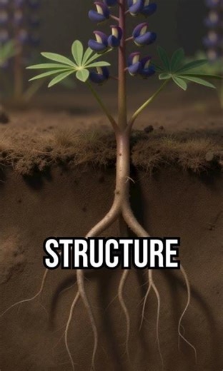 Discover lupine's quirky soil trick! #PlantFacts #NatureSurprises