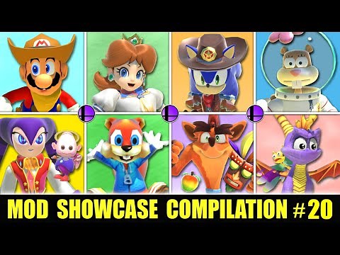 40+ Mods for SMASH BROS ULTIMATE! (Compilation #20)