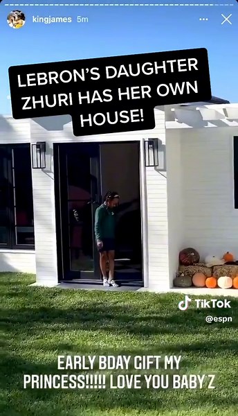 Inside LeBron James' Daughter Zhuri's House