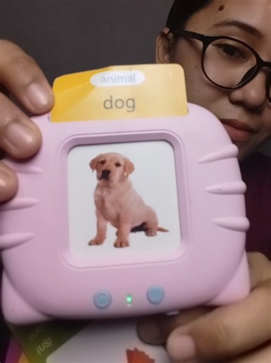 Portable Pronunciation Oral Learning Card Machine Kids Educational Toys Flash Card Reader.