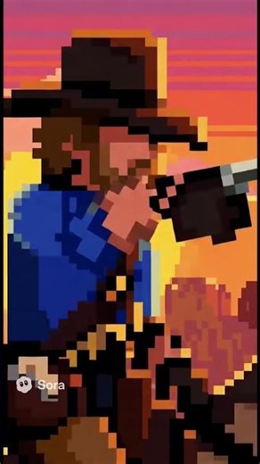 Red Dead Redemption 2 - 8 bit Sora version