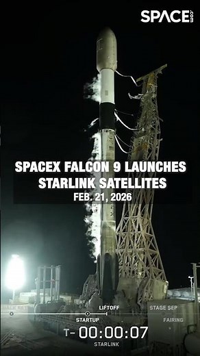 SpaceX Falcon 9 launch - 2.21.26 🚀 #timelapse #starlink #california #spacex